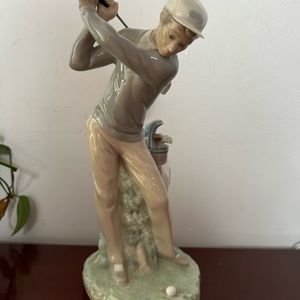 Lladro golfer. Perfect condition.